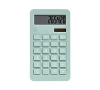Miquelrius - Calculadora Solar , 10 dígitos , Teclas Grandes , Pantalla LCD , Color Verde