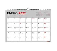 Miquelrius - Calendario 2027 de Pared 21 x 15 cm, Basic