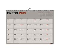 Miquelrius - Calendario 2027 de Pared A3, 100% Reciclado Postconsumo