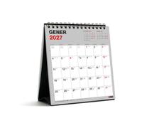 Miquelrius - Calendario 2027 de Sobremesa 14 x 15 cm, Basic