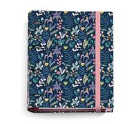 Miquelrius - Carpeblock, Archivador 4 anillas tipo D con recambio de 100 hojas cuadriculadas de 5x5 mm en 4 colores distintos para clasificar, Cubiertas rígidas, Carpeta A4 con cierre de goma