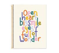 Miquelrius - Cuaderno A4, 4 franjas de color, Cuadrícula 5 x 5 mm, 120 Hojas de 70 g/m², Libreta cuadriculada con espiral, Cuaderno cuadriculado, Material escolar y papelería bonita