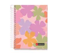 Miquelrius - Cuaderno A4 cuadriculado 5 mm, 120 hojas microperforadas de 4 colores multiasignatura, Papel opaco de 70 g/m², Tapa de cartón extra duro, Espiral, 4 taladros para archivar, Acuarela