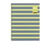 Miquelrius - Cuaderno A4 Cuadriculado 5 mm, Limón