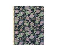 Miquelrius - Cuaderno A4 cuadriculado, Libreta con 100 hojas de 4 colores para organizar, Papel que no traspasa de 70 g/m², 4 taladros para archivar, Espiral, Dusk