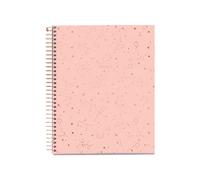 Miquelrius - Cuaderno A5, Tapa Dura, 120 Hojas Cuadrícula Interior, 4 Franjas de Colores, Diseño Constelación