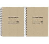 Miquelrius - Cuaderno A5 Cuadriculado 5 mm, 120 Hojas, Craft (Paquete de 2)
