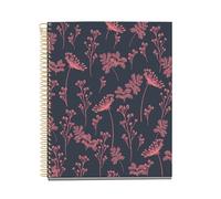 Miquelrius - Cuaderno A5 rayado, Libreta con 100 hojas de 4 colores para organizar, Papel que no traspasa de 70 g/m², 2 taladros para archivar, Espiral, Neón