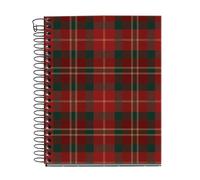 Miquelrius - Cuaderno A6 liso, Libreta con 100 hojas en blanco con 4 bandas colores para organizar, Papel que no traspasa de 70 g/m², sin taladros, Espiral, Lennox