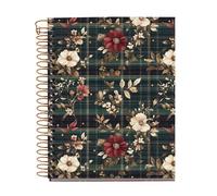 Miquelrius - Cuaderno A6 rayado, Libreta con 100 hojas de 4 colores para organizar, Papel opaco de 70 g/m², sin taladros, Espiral, Poppies
