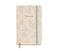 Miquelrius - Cuaderno bonito (90 x 140 mm), Cuaderno notas con 100 hojas lisas de 100 g/m², Papel marfil apto para acuarelas, Tapa cartón rígido, Bolsillo posterior, Cierre elástico, Hojas