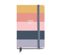 Miquelrius - Cuaderno bonito (90 x 140 mm), Cuaderno notas con 100 hojas lisas de 100 g/m², Papel marfil, Tapa cartón rígido, Bolsillo posterior, Cierre elástico, Papelería bonita