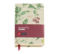 Miquelrius - Cuaderno bonito (90 x 140 mm), Logbook de 80 hojas lisas de 80 g/m², Papel marfil apto para acuarelas, Cubierta de cartón forrado con tela, Bolsillo posterior, Mediterráneo
