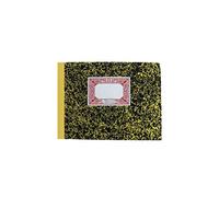 Miquelrius - Cuaderno Cartoné 4º Apaisado, Cuentas Corrientes, 100 Hojas | 210 x 150 mm, Papel 70 g/m², Foliadas, Cubierta Jaspeada, Lomo de Tela Engomada, Etiqueta Vintage