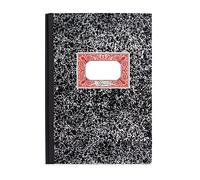 Miquelrius - Cuaderno Cartoné 4º Natural, Liso, 100 Hojas | 154 x 207 mm, Papel 70 g/m², Sin Numerar, Cubierta Jaspeada, Lomo de Tela Engomada, Etiqueta Vintage
