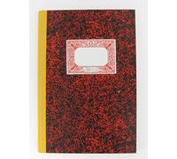 Miquelrius - Cuaderno Cartoné Contabilidad, Folio Natural 210 x 307 mm, Rayado Mayor Doble con D.H., 100 Hojas Foliadas de 70 g/m², Cubierta de Cartón Contracolado, Lomo Tela Engomado