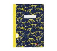Miquelrius - Cuaderno grapa A4 cuadriculado, 48 hojas de papel extra opaco de 70 g/m², Encuadernación grapada, Tapa de cartulina plastificada, Guarda impresa, Espacio para el nombre, Mini fossil