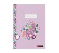 Miquelrius - Cuaderno grapa A4 rayado, 48 hojas de papel extra opaco de 70 g/m², Encuadernación grapada, Tapa de cartulina plastificada, Guarda impresa, Espacio para el nombre, Wish