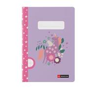 Miquelrius - Cuaderno grapa A5 rayado, 48 hojas de papel extra opaco de 70 g/m², Encuadernación grapada, Tapa de cartulina plastificada, Guarda impresa, Espacio para el nombre, Wish