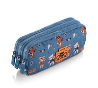 Miquelrius - Estuche Escolar, Portatodo Triple, Fabricado con Botellas recicladas, Cierre Cremallera, Organiza tu Material Escolar para la Vuelta al Cole