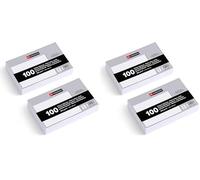 Miquelrius - Fichas de cartulina 200 g/m², Tarjetas de estudio y preparación para oposiciones, Pack 200 fichas lisas para notas, Tamaño 150 x 100 mm, Flashcards, Material escolar y de oficina