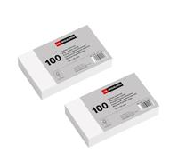 Miquelrius - Fichas de cartulina, Tarjetas de estudio y preparación para oposiciones, Pack 200 fichas lisas para notas, Tamaño 125 x 75 mm, Flashcards, Material escolar y de oficina
