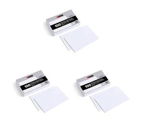 Miquelrius - Flashcards, 100 Fichas Lisas, Tarjetas para estudio, 100 x 150 mm, Paquete de 3