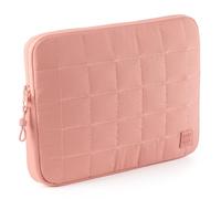 Miquelrius - Funda para portátil 13” y 14”, Diseño Acolchado, Ligera y Suave al Tacto, Tejido Repelente al Agua, Cierre con Cremallera de cordón, Rosa