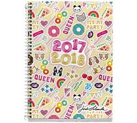 Miquelrius Jordi Labanda 270035 - Agenda Escolar Plus, Semana a la Vista, Diseño Kawaii, 155 x 215 mm