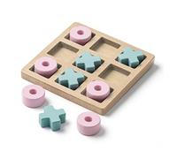 Miquelrius - Juego de Mesa 3 en Raya, Piezas de Madera, 2 Jugadores, A Partir 6 años