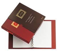 Miquelrius - Libro de Actas A4 Hojas Móviles, 100 Hojas Foliadas | Papel 100 g/m² Apto para Impresora, 15 Anillas, Cubierta Plástica Burdeos, Caja Tipo Petaca