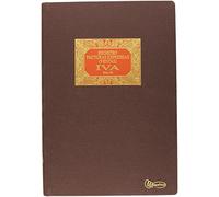 Miquelrius - Libro de Contabilidad, Clase R, Folio Natural 215 x 315 mm, Rayado Facturas Expedidas (I.V.A.), 100 Hojas de 102 g/m², Forrado en Tela, Lomo Engomado