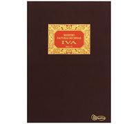 Miquelrius - Libro de Contabilidad, Clase R, Folio Natural 215 x 315 mm, Rayado Facturas Recibidas (I.V.A.), 100 Hojas de 102 g/m², Forrado en Tela, Lomo Engomado