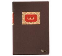 Miquelrius - Libro de Contabilidad, Clase R, Folio Natural 220 x 315 mm, Rayado Caja (M.D. con entradas y salidas), 100 Hojas de 102 g/m², Forrado en Tela, Lomo Engomado