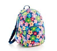 Miquelrius - Mochila Doble, 24 L, Reciclado, Cremallera, Asas ergonómicas, Acolchada, Agatha Ruiz de la Prada, Flor
