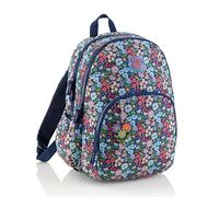 Miquelrius - Mochila Escolar 27 L, Triple Compartimento, Spring Dawn, Rojo | Para Primaria de 6-12 Años, Base Reforzada, Adaptable a Carro, Bolsillos Laterales, Tirador Decorativo, 28 x 16,5 x 41 cm