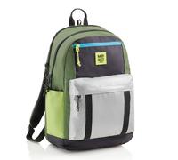 Miquelrius - Mochila Escolar 28 L, Triple Compartimento, Rider, Verde | Para Instituto de 12-16 Años, Asas Ergonómicas, Base Reforzada, Bolsillos Laterales, Organizador, 25 x 15,5 x 47 cm