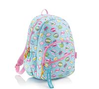 Miquelrius - Mochila escolar doble compartimento, Doble cremallera, Poliéster reciclado, Asas regulables, Espalda acolchada, Tiradores metálicos, Mochila 24 litros, Diseño Agatha Ruiz de la Prada