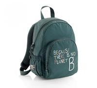 Miquelrius - Mochila Escolar Infantil Doble Compartimento, Nylon Reciclado, Capacidad 12 L, Asas Ergonómicas, Bolsillos para Botella y Organizador, Mochila Kids, 350 x 255 x 160 mm, Verde