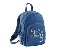 Miquelrius - Mochila Escolar Infantil Doble Compartimento, Nylon Reciclado, Capacidad 12 L, Asas Ergonómicas, Bolsillos para Botella y Organizador, Mochila Kids, 350 x 255 x 160 mm, Azul