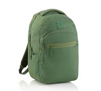Miquelrius - Mochila Escolar Juvenil Triple 25L para Instituto, Reciclada, Compartimento PC, Bolsillos Laterales, Espalda Acolchada, Repelente al Agua, Vuelta al Cole, 28 x 16,5 x 41 cm, Raw Verde