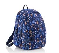 Miquelrius - Mochila escolar, Triple compartimento, Doble cremallera, Fabricada con botellas recicladas, Capacidad 27 litros, Asas regulables, Espalda acolchada, Tiradores metálicos, Vuelta al cole