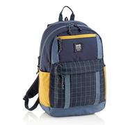 Miquelrius - Mochila escolar, Triple compartimento, Doble cremallera, Fabricada con botellas recicladas, Capacidad 28 litros, Espalda acolchada, Llavero interior, Repelente al agua, Rider Black