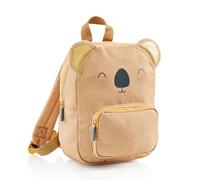 Miquelrius - Mochila infantil doble con forma de koala, Cremalleras de plástico, Asas regulables, Espalda acolchada, Tiradores metálicos, Cierre clic en el pecho, Portanombre, 5 litros, 27x20x10 cm