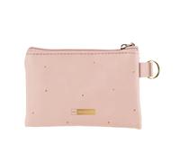 Miquelrius - Monedero Plano de Bolsillo, Tamaño 120 x 80 mm, Tirador PU símil Piel, Cierre Cremallera, Material PU símil Piel con Efecto Antelina, Colección Midnight Secrets, Rosa