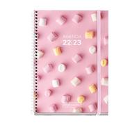 Miquelrius MR26575 - Agenda septiembre 2022 junio 2023 - Semana Vista - Tamaño Activa 11,7 x 17,4 cm - Bilingüe: catalán, inglés - Teen - Dulces