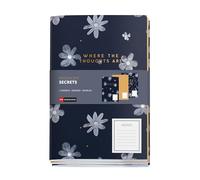 Miquelrius - Pack 3 Cuadernos A5 Punteados, Midnight Secrets | 32 Hojas por Cuaderno de 80 g/m², Encuadernación Cosida, Cubierta de Cartoncillo Impreso Mate, 142 x 210 mm, Dots