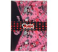 Miquelrius - Pack de 4 Sobres A4 de Polipropileno, Cierre Clic, PUCCA, Colección Never Stop y Enjoy Life