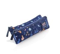 Miquelrius - Portatodo Doble Compartimento, Estuche Escolar Mini, Cierres Cremalleras de plástico Resistente, Tiradores metálicos Extra Largos, Portatodo Estuche de 200 x 90 x 15 mm, Desert