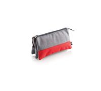 Miquelrius - Portatodo Triple, Estuche Tamaño 225 x 115 x 20 mm, Doble Cierre con Cremallera, Diseño Tricolor